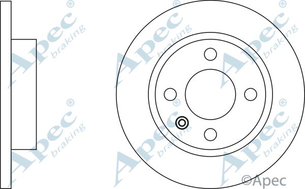 APEC BRAKING Bremžu diski DSK278